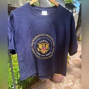 Y2K Election T Shirt with Silver Tone Elephant clip